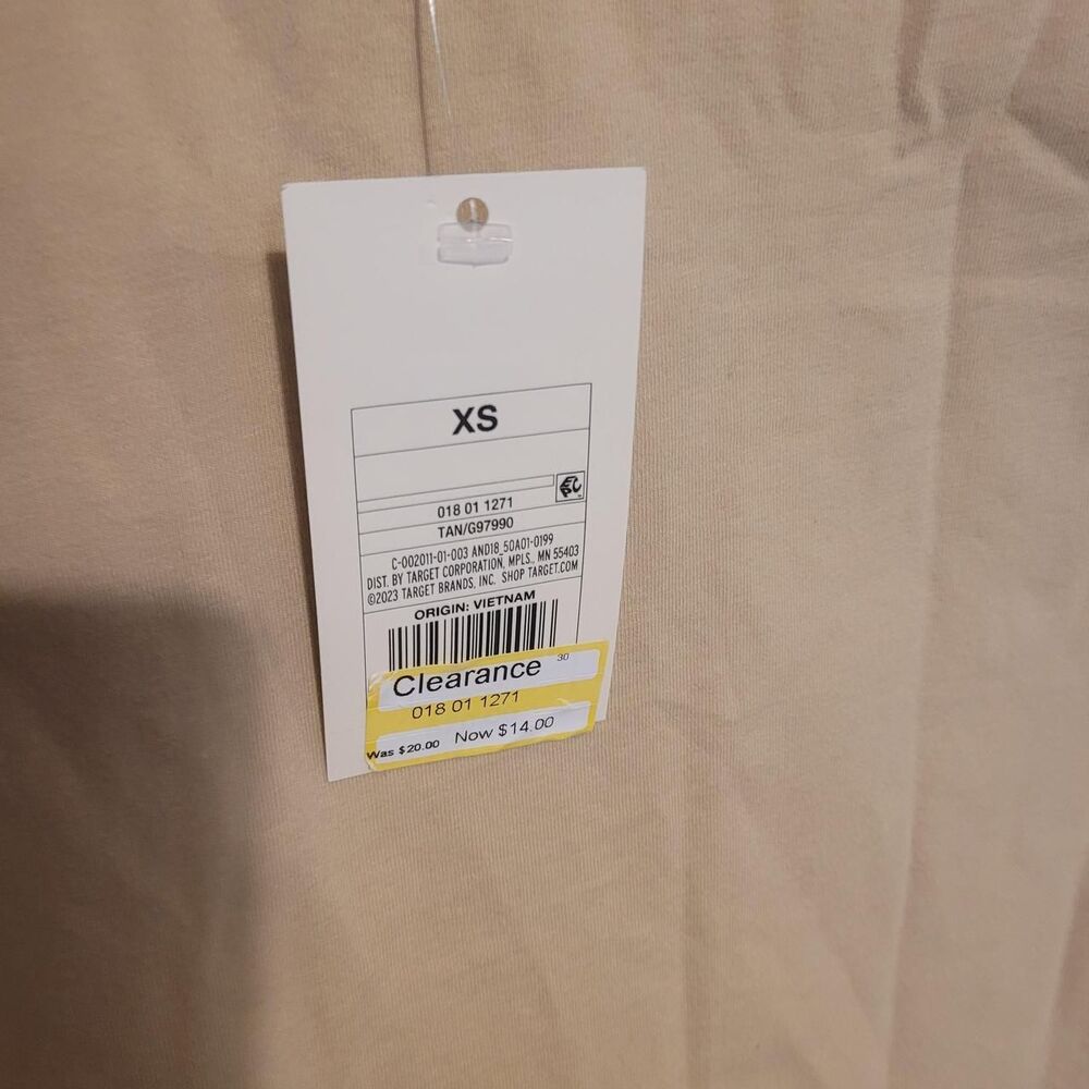 Women's Tan and Cream Shirt - Picture 3 of 4